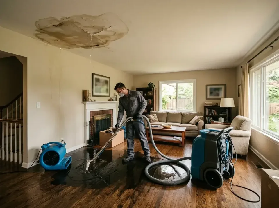 attic-pipe-burst-ceiling-drip-008 — frequently asked questions, Water Damage Restoration & Carpet Care in Brookville, PA